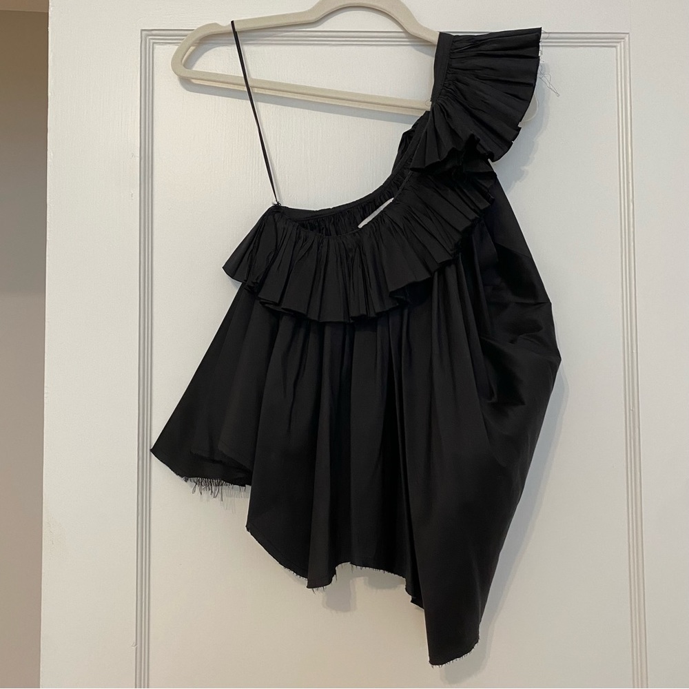 Marques Silk One Shoulder Top XS